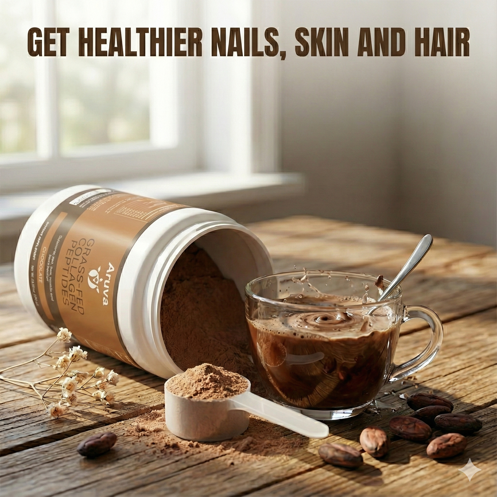 Grass-Fed Collagen Peptides Powder (Chocolate)